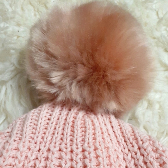 Love Your Melon Light Pink Pom Pom Hat - Picture 4 of 6